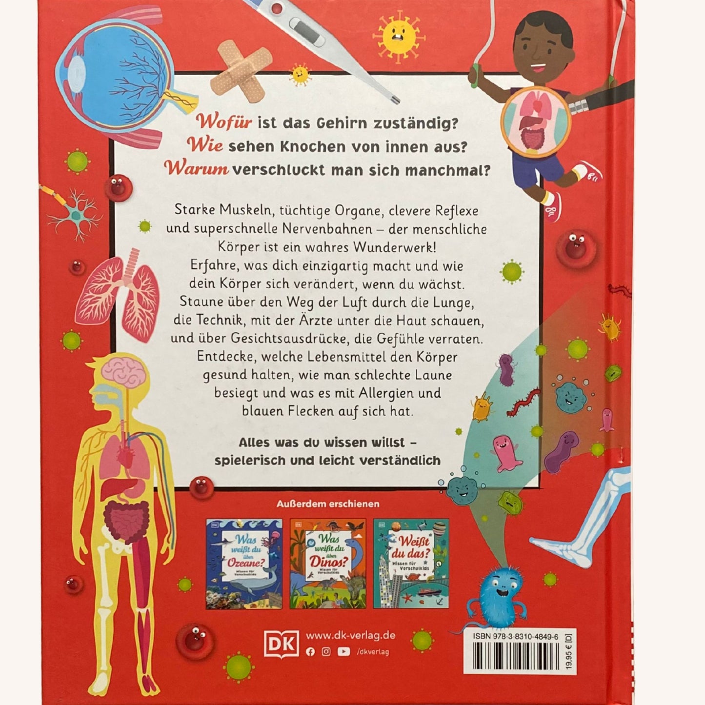 Wissen für Vorschulkids. Was weißt du über den Körper?