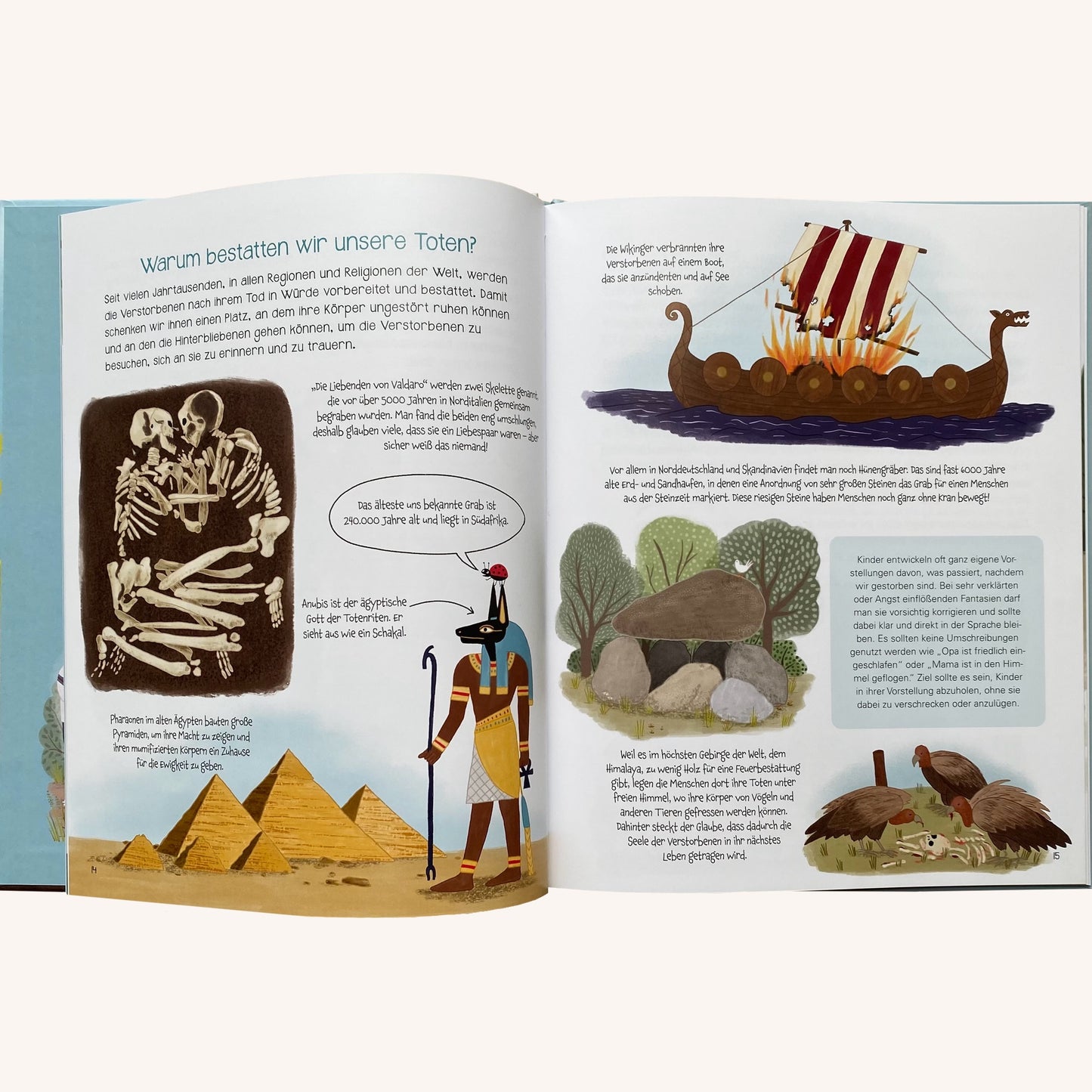 Wenn wir ins Gras beißen - Das Buch vom Tod für große und kleine Menschen