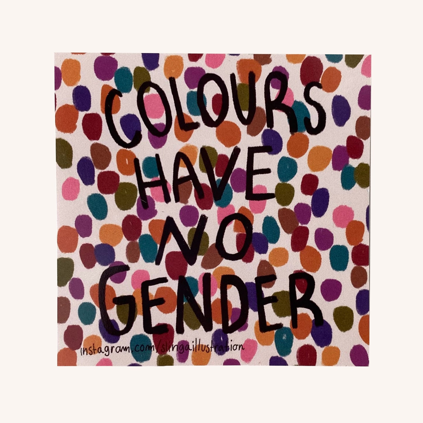 Colors Have No Gender - Sticker
