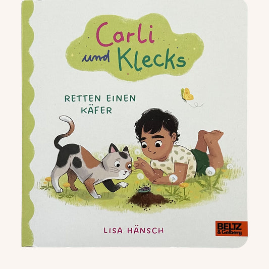Carli und Klecks retten einen Käfer
