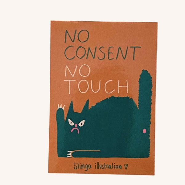 No Consent No Touch - Sticker
