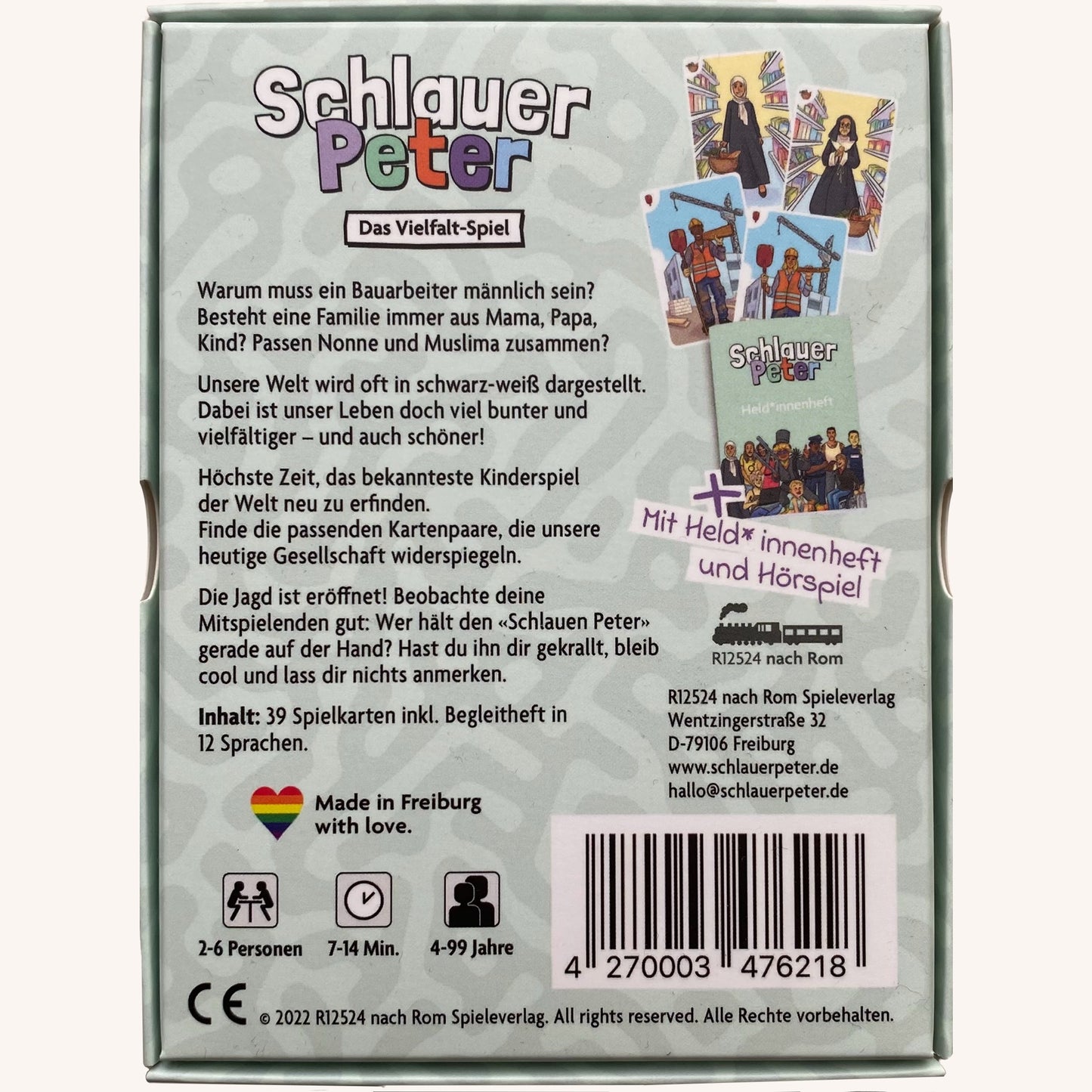 Schlauer Peter - das bunte Kartenspiel für weltoffene Kinder