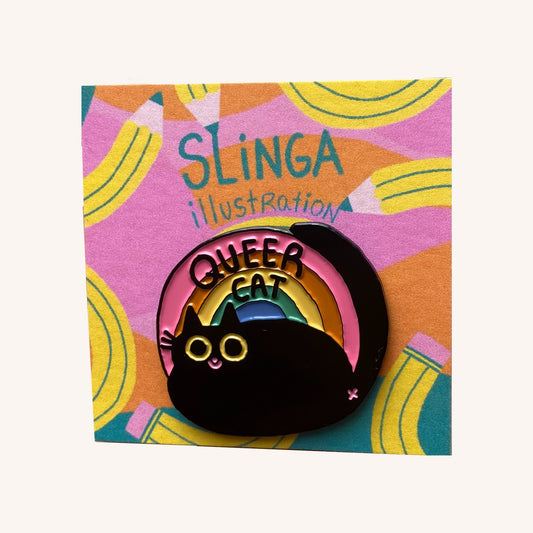 Queer Cat Pin